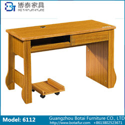 Computer Desk Solid Wood Edge  6112 6112B
